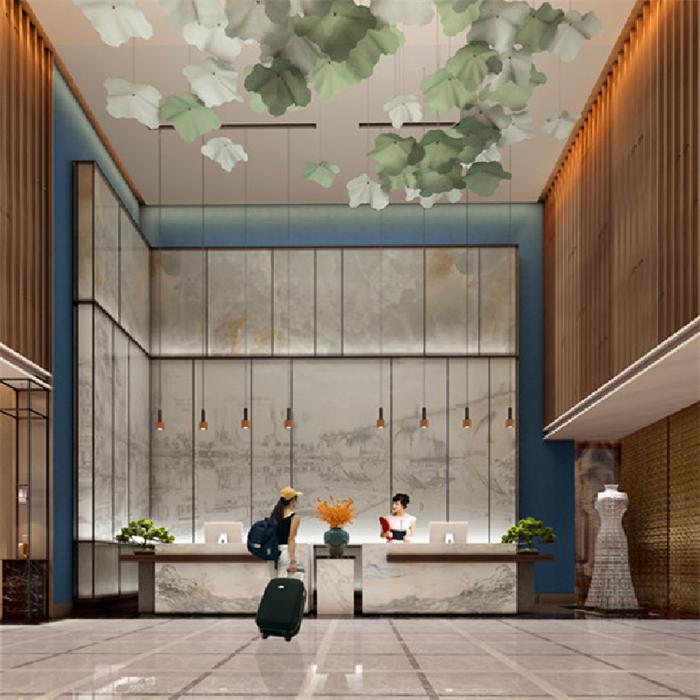 酒店燈具照明_花瓣造型藝術(shù)吊燈廠家定制【孫氏照明】